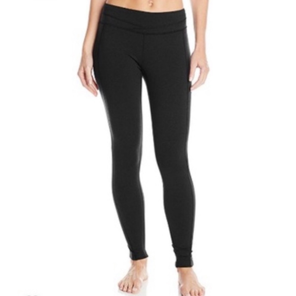 Lucy I Hatha 7/8 Leggings Black Charcoal Gray Heather | Medium